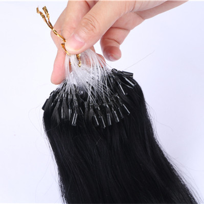 Micro loop ring hair extension ,10A Grade Ombre Fashion Keratin Fusion Loop Tip Hair 100% Cheap Indian Remy Micro Loop Ring Human Hair Extension 1g HN230